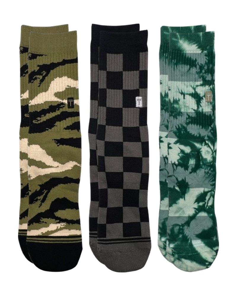 Combat 3-pack of men's crew socks