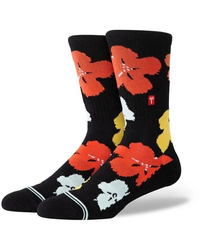 Garden crew socks on foot