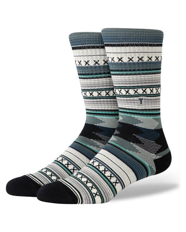 San Diego crew socks on foot