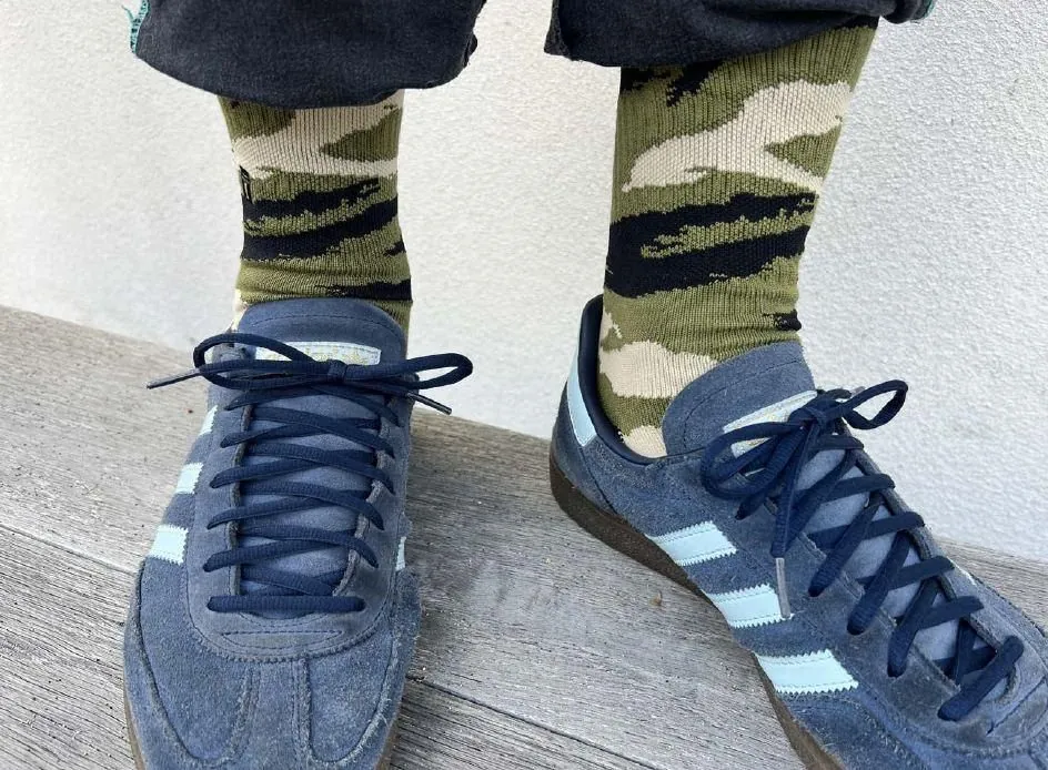 TAKIA Combat socks worn on foot