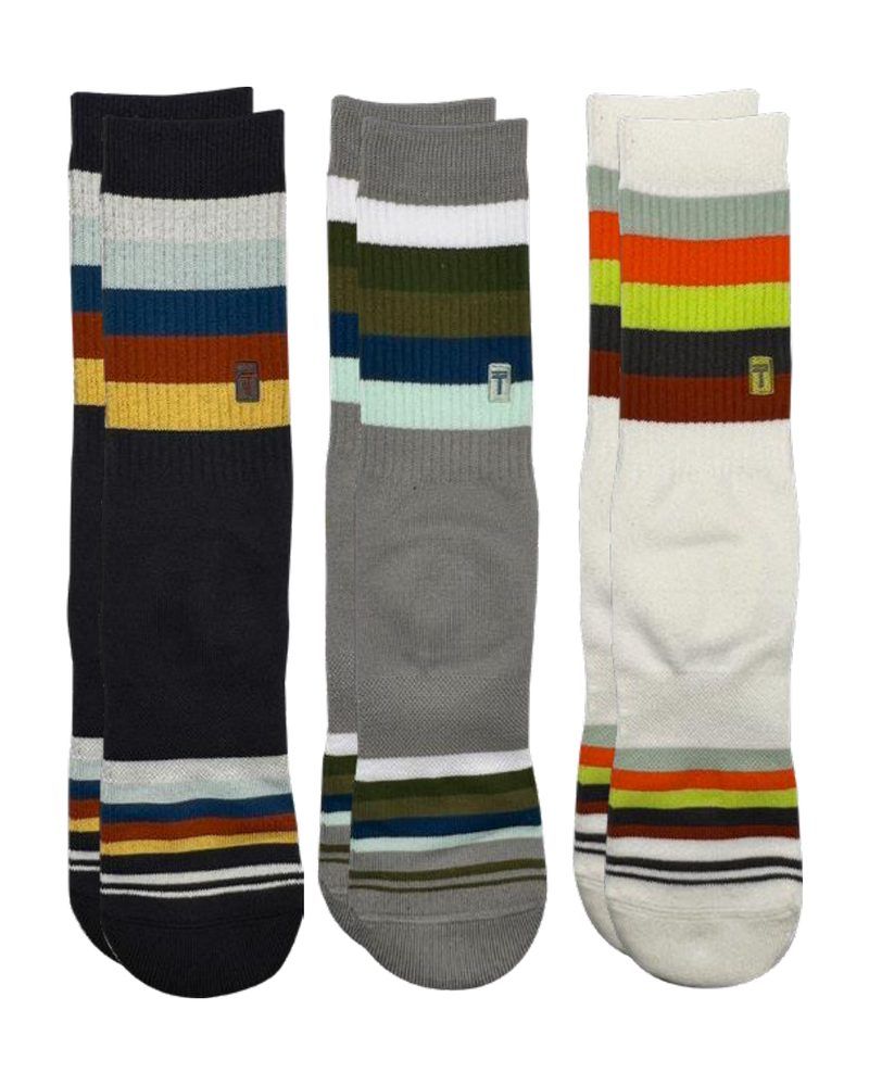 Malibu 3-pack of crew socks