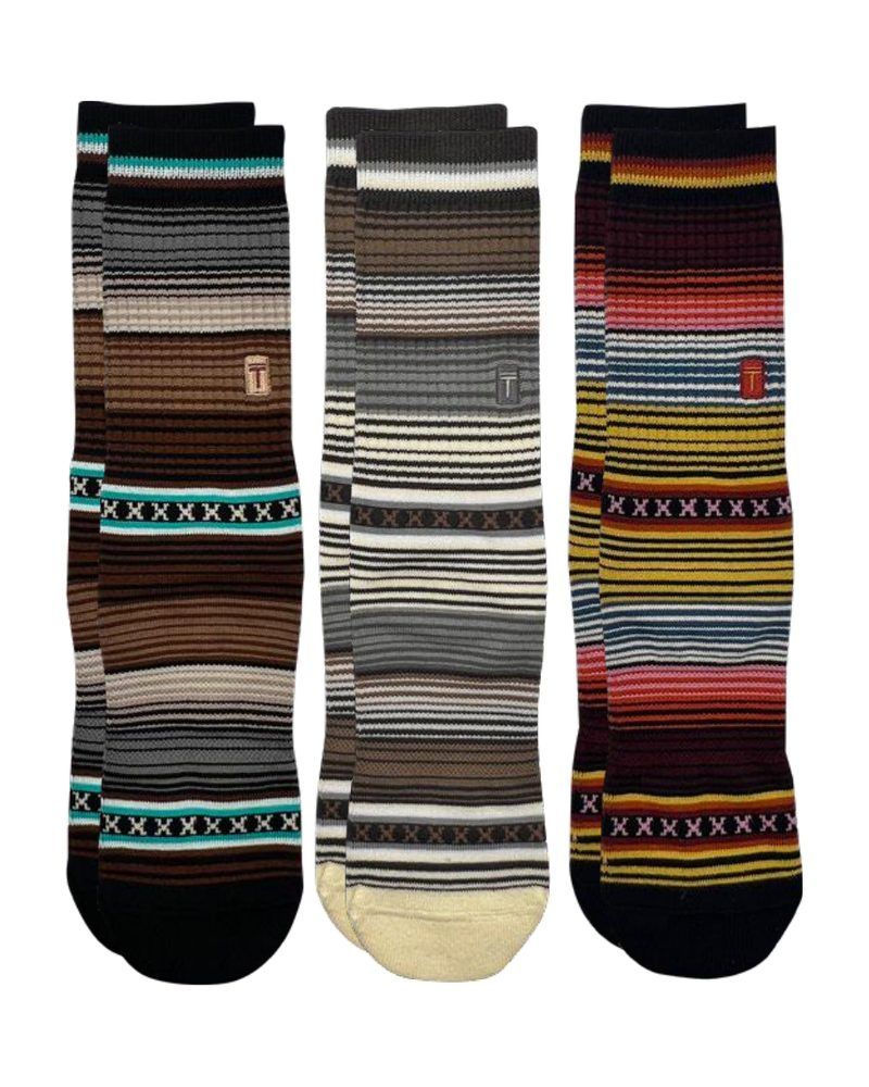 Monterrey 3-pack of men's crew socks